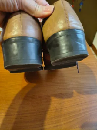 Scarpe donna Bata stringate pelle beige/marrone 37