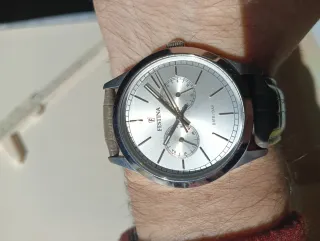 Reloj Festina Day Date acero