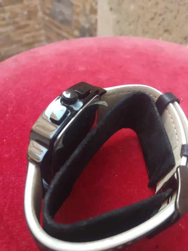 TV3 Catalunya Relógio cronógrafo preto sem uso