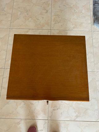 Mesa de noche provenzal madera