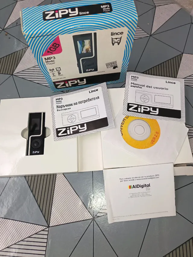 Reproductor MP3 Zipy Negro