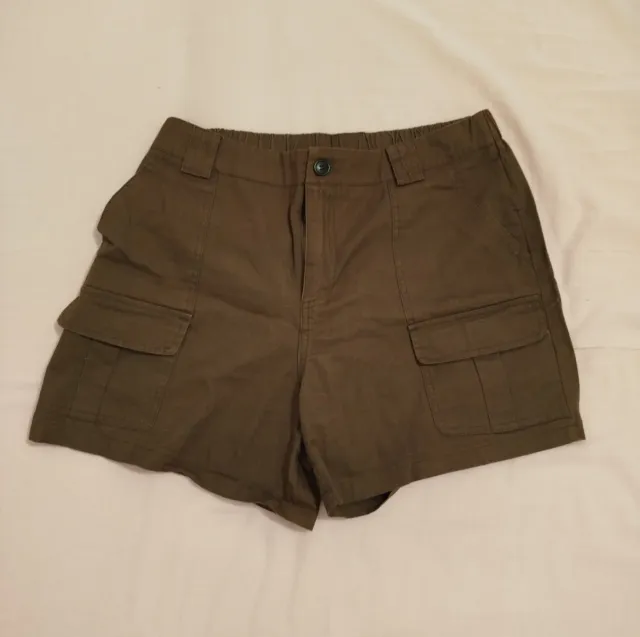 Pantalones cortos cargo verde oliva