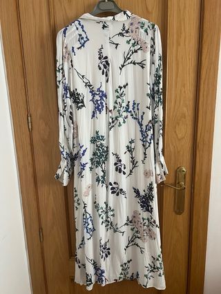 Vestido largo estampado M