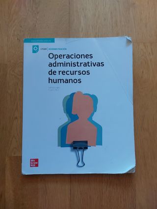 Libro OPERACIONES ADMIN DE RR.HH. Libro de Alumno