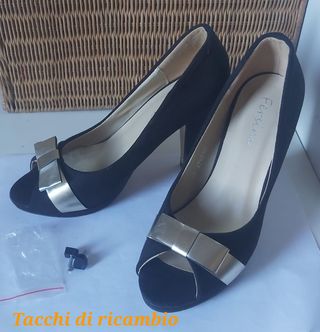 Scarpe Fersini Donna Nere e Oro