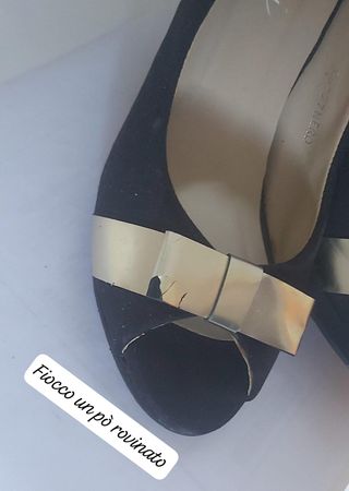 Scarpe Fersini Donna Nere e Oro