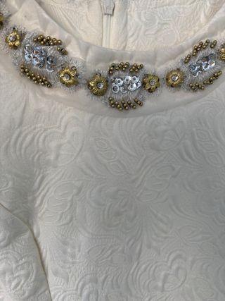 Vestido de fiesta con pedrería