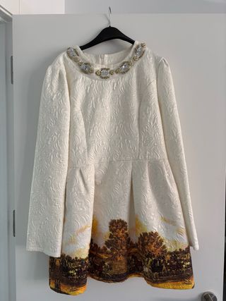 Vestido de fiesta con pedrería