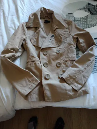 Chaqueta Diesel Beige Mujer