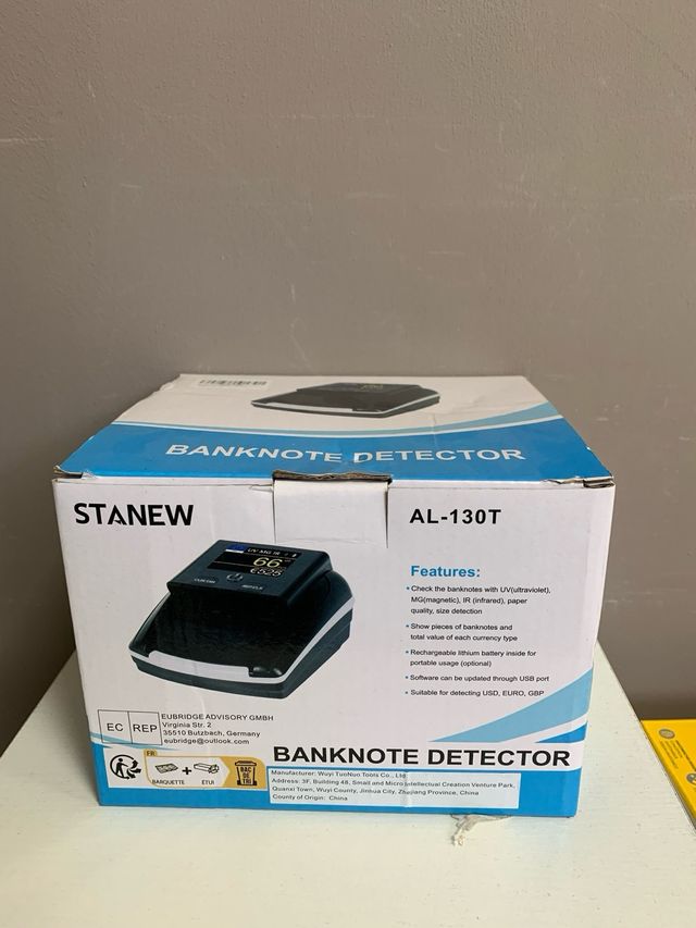 Detector Billetes Falsos Stanew UV MG IR
