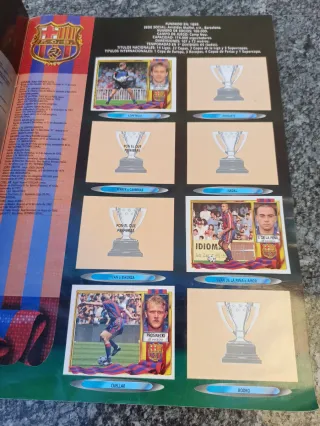 ÁLBUM CROMOS TEMPORADA 1995-1996.