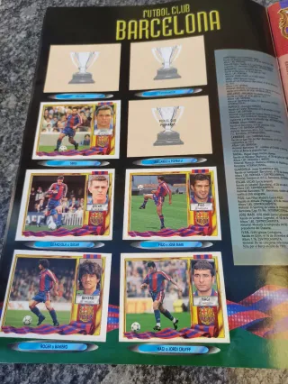 ÁLBUM CROMOS TEMPORADA 1995-1996.