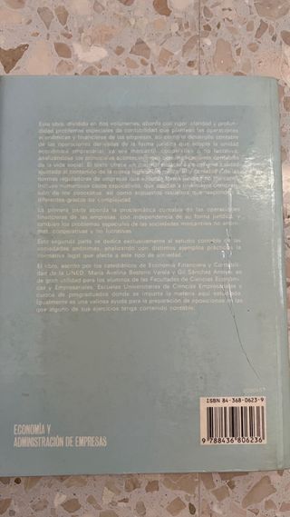 Contabilidad Financiera y de Sociedades I y II
