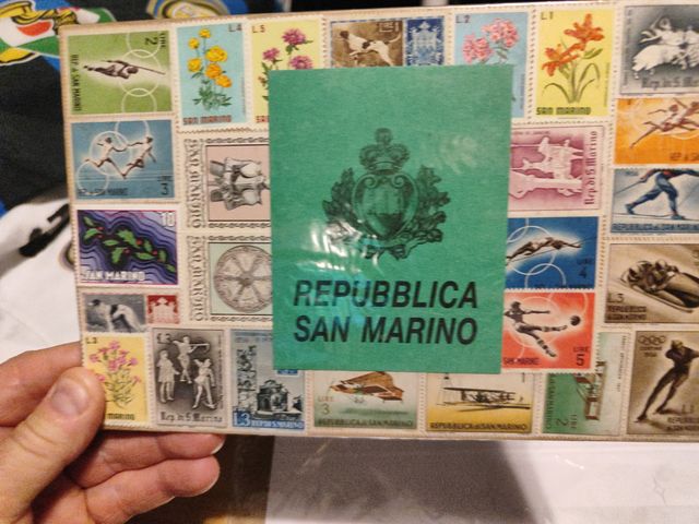 Quadretto francobolli San Marino