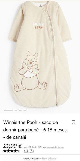 Saco de dormir para bebé 3.5TOG