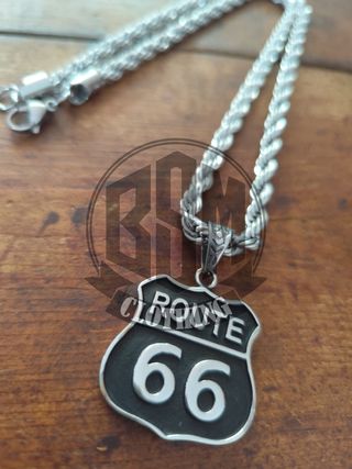 Collana Route 66 nero
