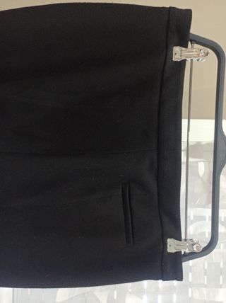 Pantalón de lanilla negro invierno