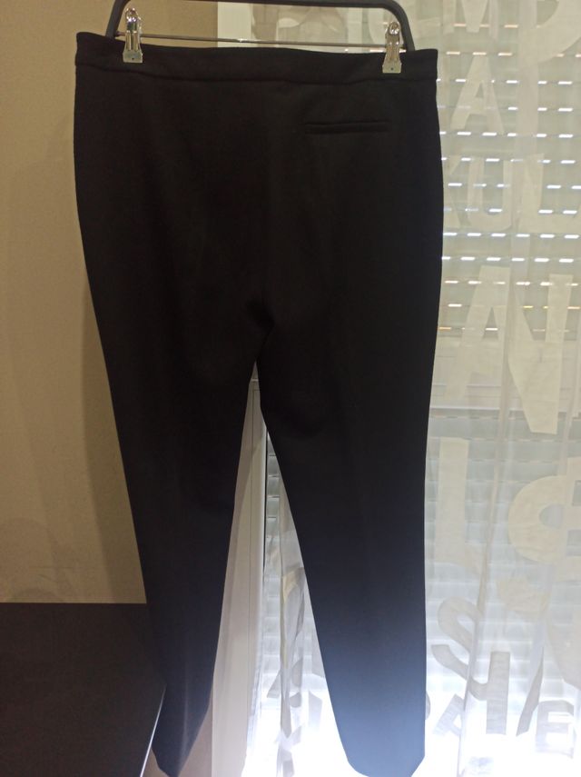 Pantalón de lanilla negro invierno