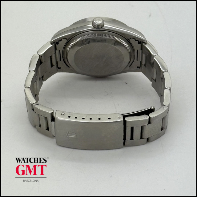 ROLEX OYSTER PERPTUAL DATE 34 SALMON DIAL