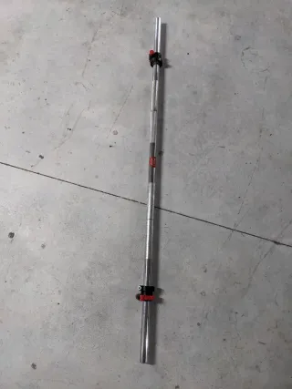 Barra larga y pesas Salter