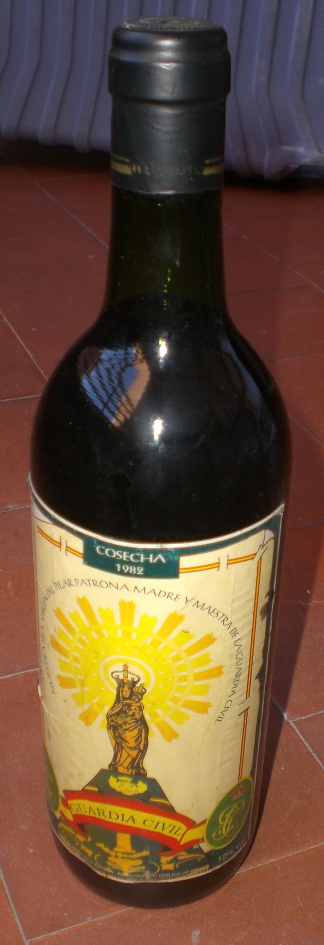 Botella Guardia Civil