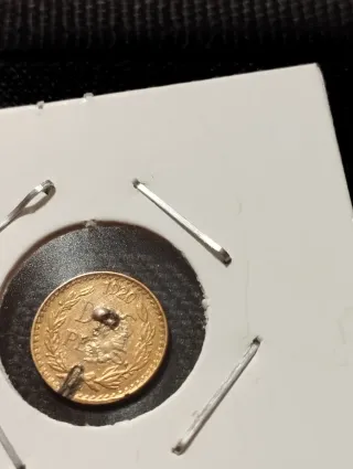 Moneda Oro 2 Pesos México