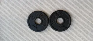 2 Discos Pesas 0.5kg Decathlon