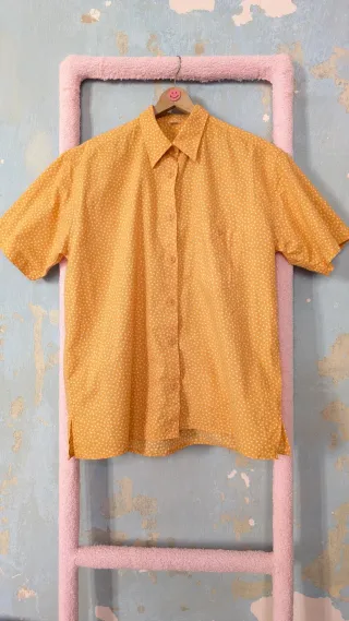 Camisa oversize vintage estampada