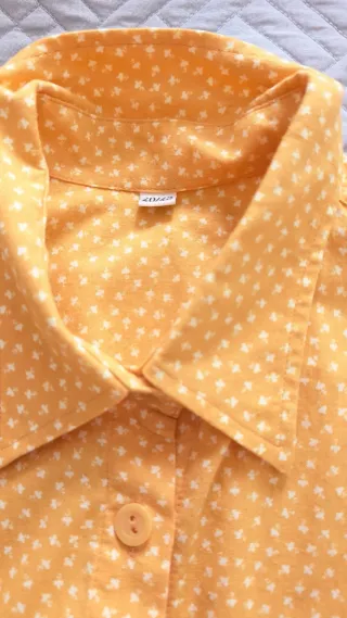 Camisa oversize vintage estampada