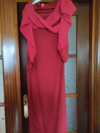 Vestido de fiesta Aura Sevilla rojo