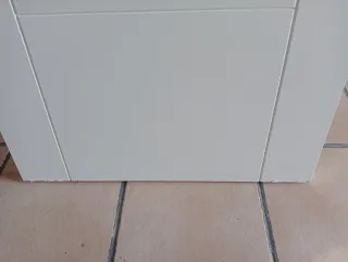 Puerta maciza blanca interior