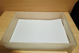 Cajonera de plástico azul