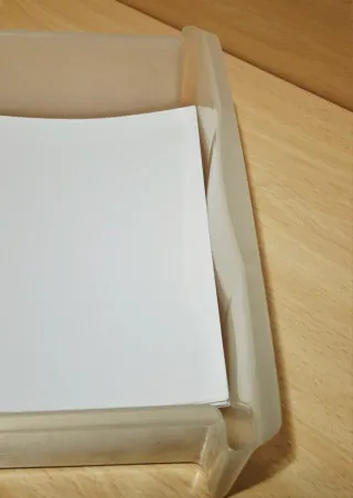 Cajonera de plástico azul