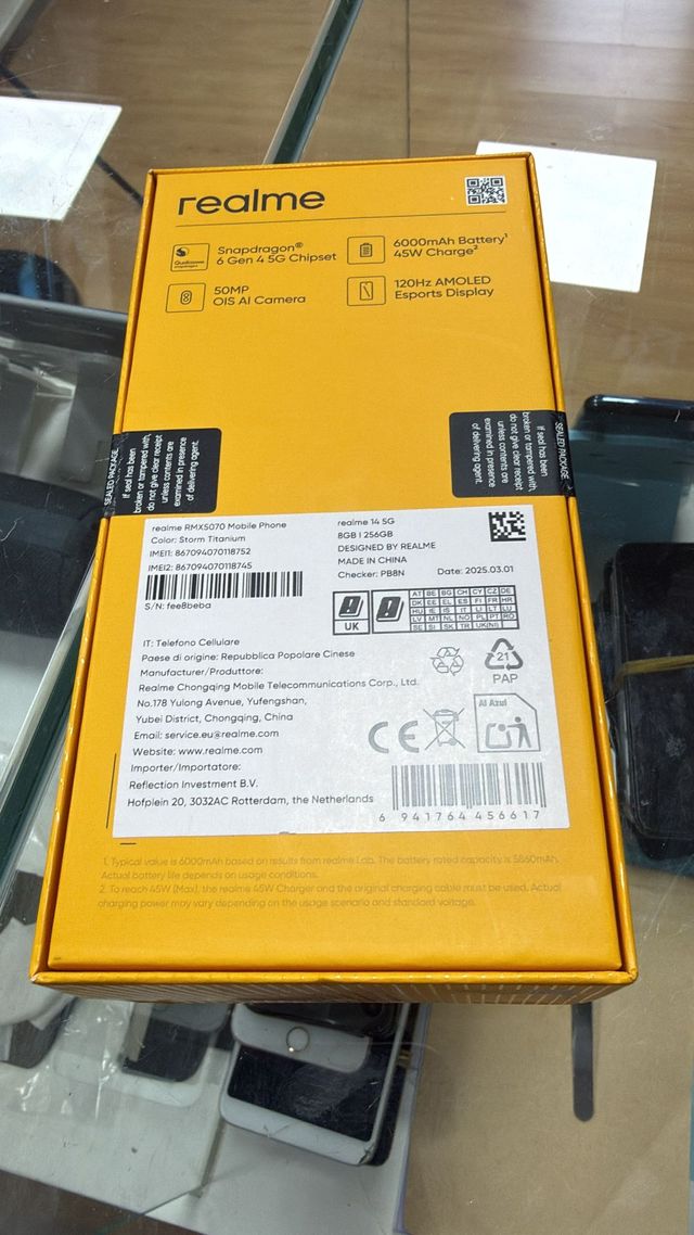 Realme 14 5G Amarillo