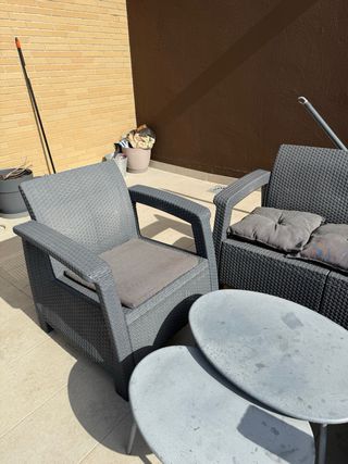 conjunto mueble de jardín