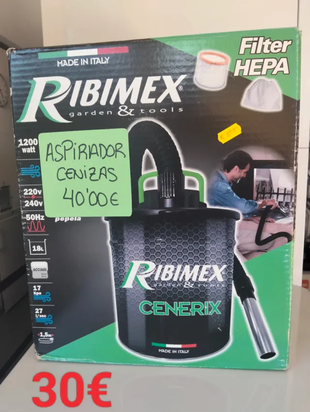 Aspirador de cenizas Ribimex Cenerix