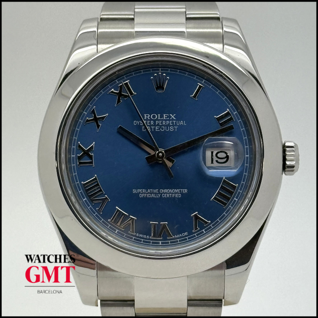 ROLEX DATEJUST II AZURRO FULL SET