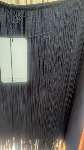 Falda Zara con flecos talla única