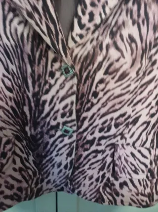 Chaqueta Terraplan Mujer Animal Print Rosa