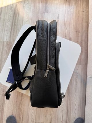 Mochila Samsonite Piel Negra Slim Back