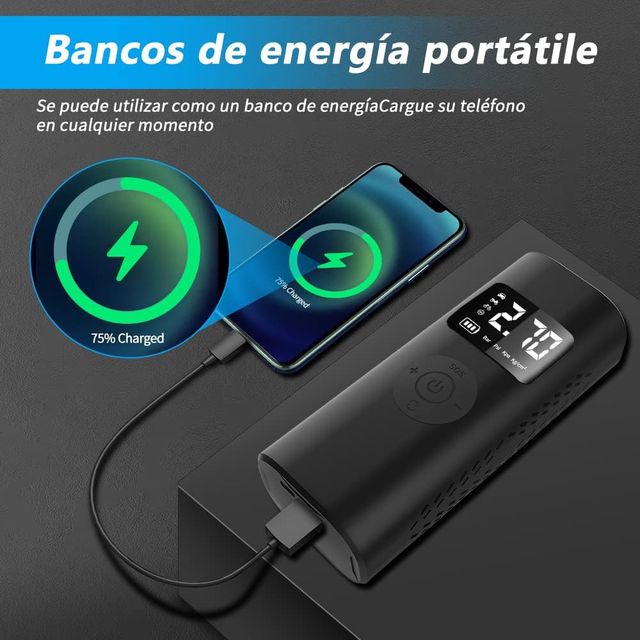 Compresor Aire Portátil AWESAFE 7800mAh 150PSI