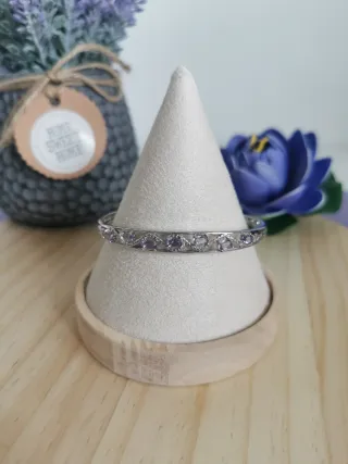 Pulsera Amatista Natural Ajustable