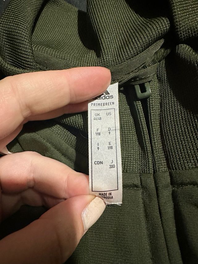 Chándal Adidas Verde Talla L