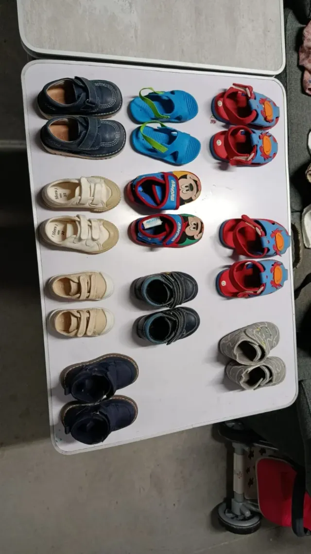 Lote Zapatos Niños Tallas 19, 21, 22, 23, 25
