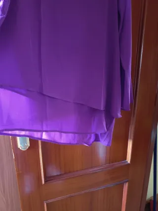 Blusa morada mujer