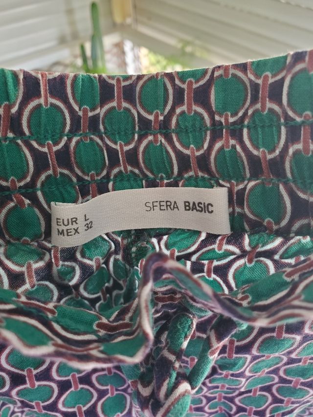 Pantalón fluido estampado