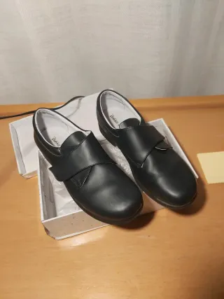 Zapatos comunión negros talla 38