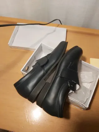 Zapatos comunión negros talla 38