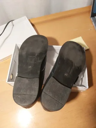 Zapatos comunión negros talla 38