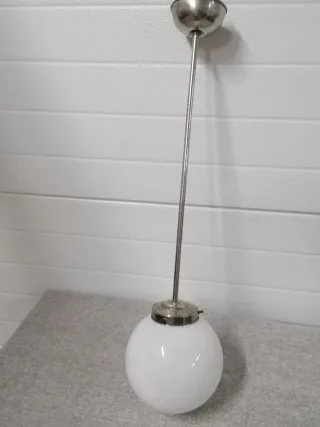 Lámpara de techo opalina vintage